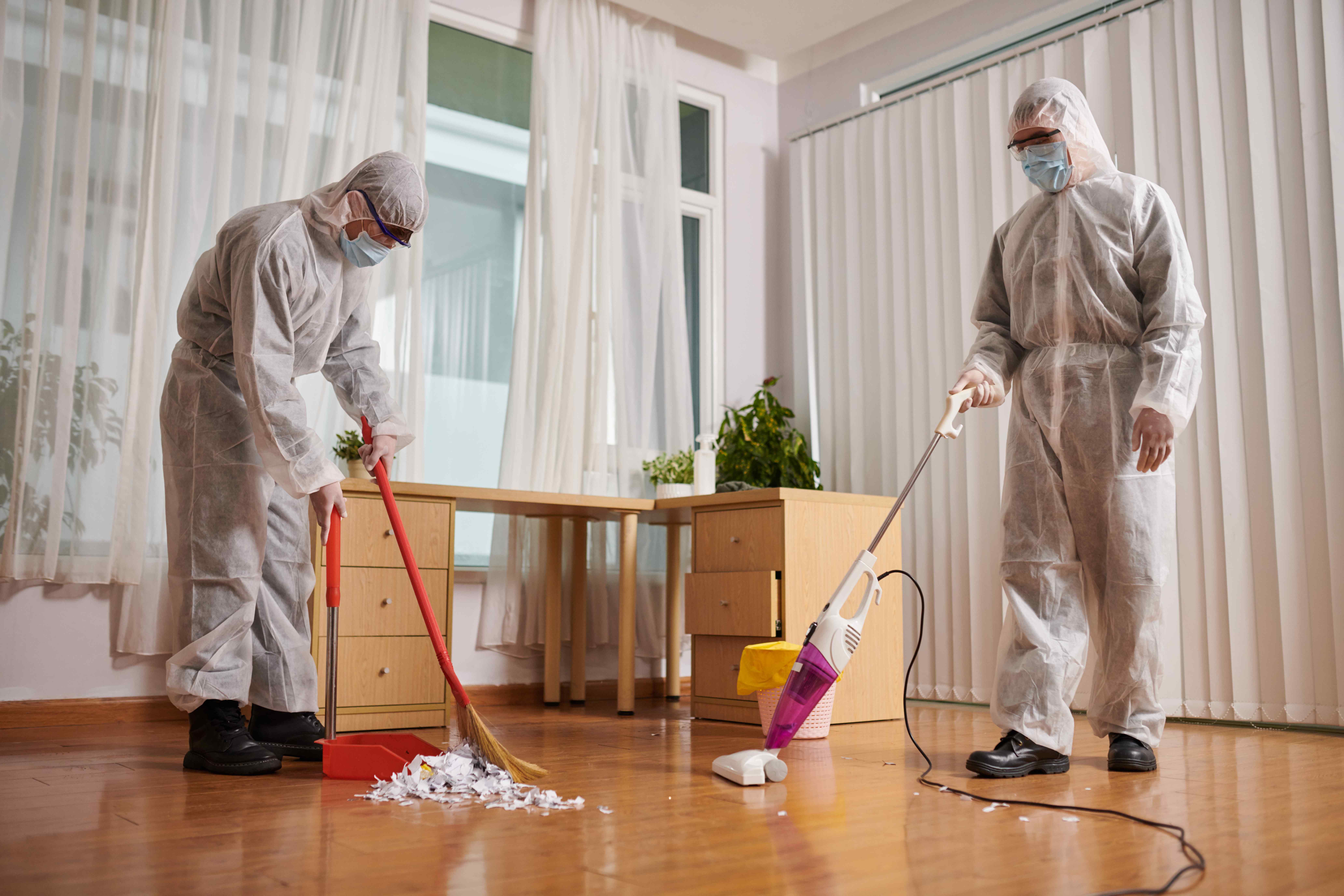 cleaners desinfecting floor 2023 02 13 21 21 45 utc - Decon Solutions Australia Services