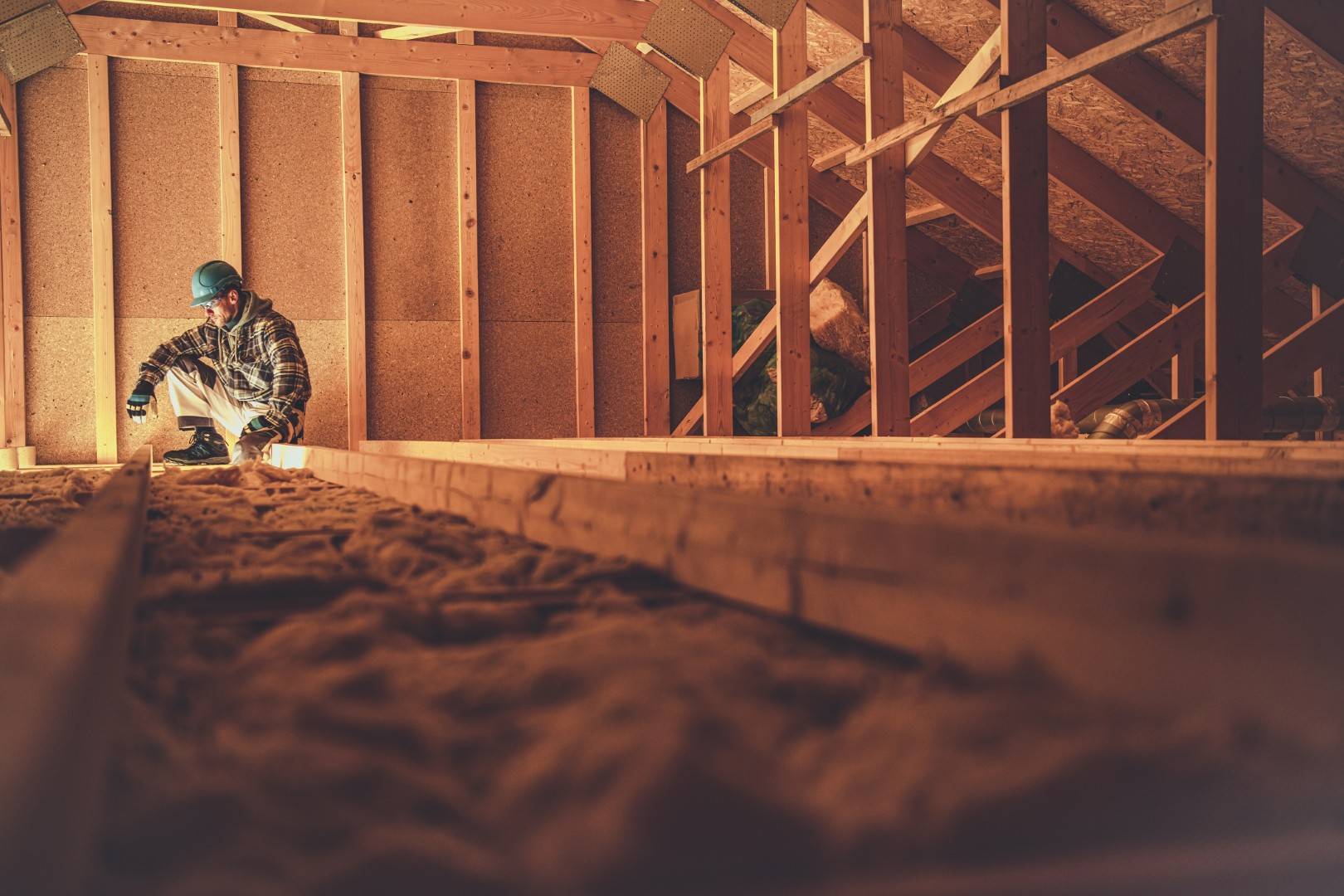 construction worker and the wooden house attic 2025 03 31 12 15 51 utc Large - Decon Solutions Australia Services
